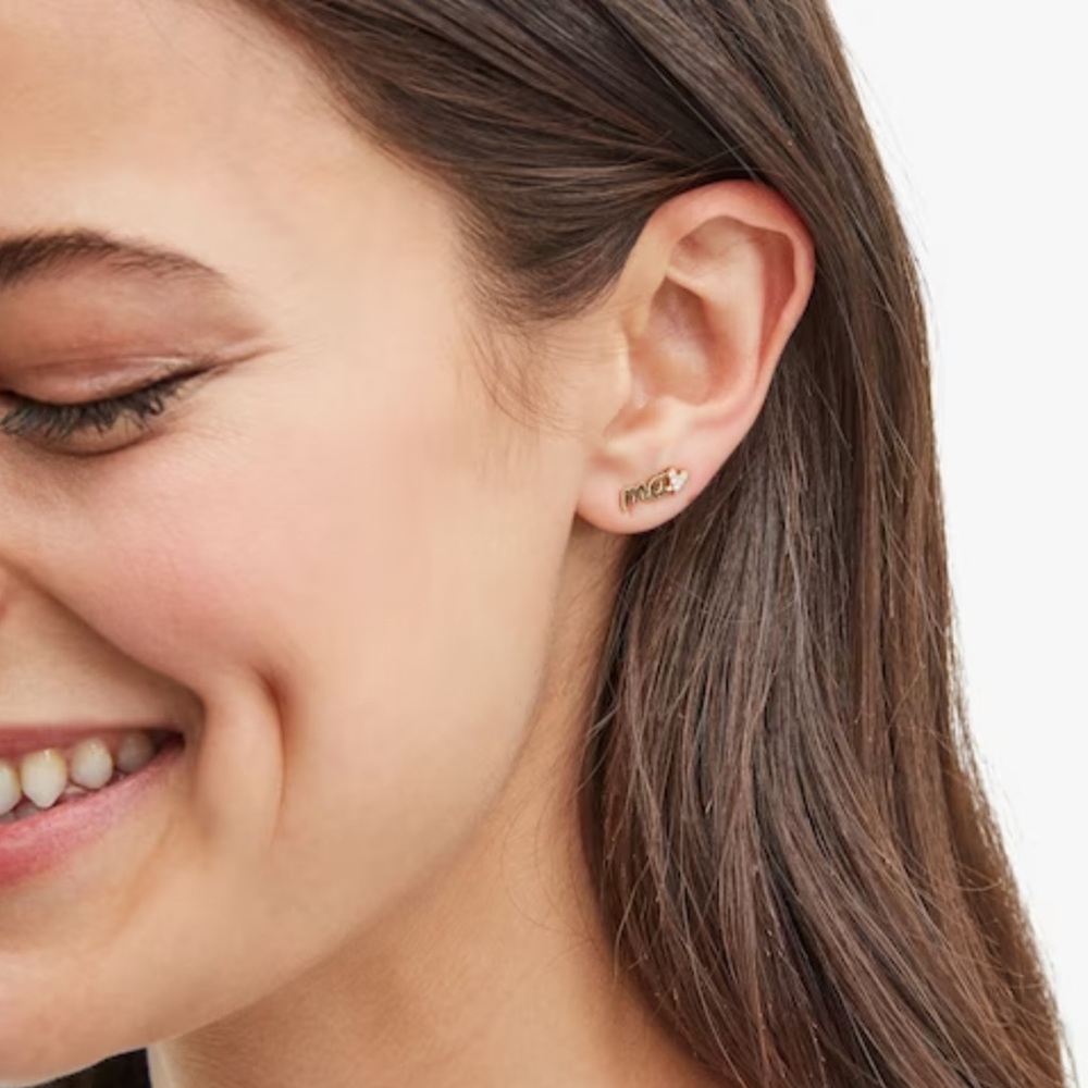 KATE SPADE • Love You, Mom Mama Earrings - Picture 2 of 3